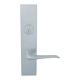 Omnia D12042 Solid Brass Deadbolt Lever Lockset with Sideplates - 10 9/16" Overall Length
