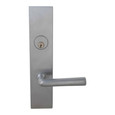 Omnia Omnia 12368 Mortise Lever Lockset With Plates, 10 9/16" Overall Length, 2 3/8" W, 2 1/2" Projection OMN-12368