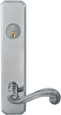 D11055 Traditional Deadbolt Lever Lockset With Plates, 10-5/8" Overall, 2-3/8" W, 2-1/2" Projection, 5-1/2" Center to Center