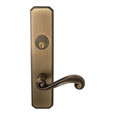 Omnia Omnia 11055 Traditional Mortise Lever Lockset With Plates, 10 5/8" Overall, 2 3/8" W, 2 1/2" Projection OMN-11055
