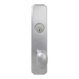 Omnia D11432 Traditional Deadbolt Knob Lockset with Plates - Solid Brass Construction