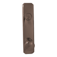 Omnia D11442 Traditional Deadbolt Knob Lockset with Sideplates, Solid Brass, 10-5/8" Overall Length