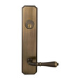 Omnia Omnia D11752 Traditional Deadbolt Lever Lockset With Plates, 10-5/8" Overall, 2-3/8" W, 2-5/8" Projection, 5-1/2" Center to Center OMN-D11752