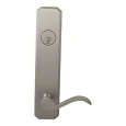 Omnia 11895 Traditional Mortise Lever Lockset with Plates, Solid Brass Construction
