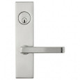 Omnia 64036 Ornate Narrow Backset Lever Lockset with Solid Brass Construction