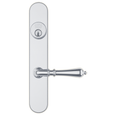 Omnia 65752 Narrow Backset Lever Lockset with Solid Brass Construction