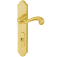Omnia 71055 Traditional Multipoint Lock Trim Set, Solid Brass, 9-5/8" Length