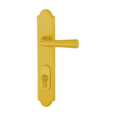 Omnia 71706 Traditional Multipoint Lock Trim with Solid Brass Construction and 9-5/8" Overall Length