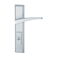 Omnia 72227 Modern Multipoint Lock Trim with Solid Brass Construction and 9-13/16" Overall Dimension