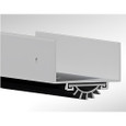 Cal-Royal Cal-Royal DS-404 Aluminum Door Shoe with Vinyl Insert CAL-DS-404
