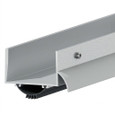 Cal-Royal Cal-Royal DSR-407 Aluminum Door Shoe with Rain Drip and Vinyl Insert CAL-DSR-407