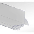 Cal-Royal Cal-Royal DSR-408 Aluminum Door Shoe with Rain Drip and Vinyl Insert CAL-DSR-408