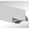 Cal-Royal Cal-Royal DSR-410 Aluminum Door Shoe with Rain Drip and Vinyl Insert CAL-DSR-410