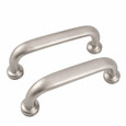 Cal-Royal Cal-Royal PUL210 Solid Bar Pull Handle, 7/8" x 1/2" Ellipse, 1-3/4" Projection, 5-1/8" CTC CAL-PUL210