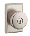 Baldwin Baldwin Reserve Rustic Single Cylinder Keyed Entry Knob Set with Rustic Rose BAL-EN-RU-RU