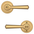 Baldwin Reserve Federal Single Cylinder Keyed Entry Leverset with Traditional Rose