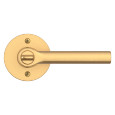 Baldwin Reserve Tube Single Cylinder Keyed Entry Leverset with Contemporary Rose