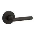 Baldwin Reserve Square Single Cylinder Keyed Entry Leverset with Contemporary Rose