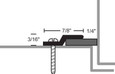 NGP NGP 127NA Neoprene Sponge Seal, Anodized Aluminum NGP-127NA
