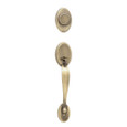 Kwikset 802CE Chelsea Dummy Handleset (Door Handle and Deadbolt) Exterior Only KWI-802CE