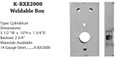 Keedex K-BXE2000 Gate Box for Eplex 2000 Weldable Gate Box