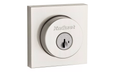 Kwikset 158SQT Halifax Square Single Cylinder Deadbolt with SmartKey, Satin Nickel (619)