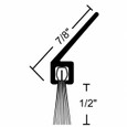 NGP NGP 602A Nylon Brush Seal, Anodized Aluminum NGP-602A