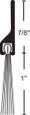 NGP NGP 601 1" Nylon Brush Seal or Sweep NGP-601