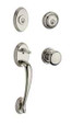 Baldwin Baldwin Reserve SmartKey Columbus Double Cylinder Keyed Entry Handleset with Traditional Rose BAL-DC-COL-TR-S