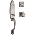 Baldwin Reserve Chesapeake Double Cylinder Keyed Entry Handleset with Traditional Rose