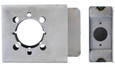 Keedex Keedex K-BXRHO Weldable Gate Box for Schlage Rhodes and Many Other Lever Sets, Universal Hole Pattern KEEDEX-K-BXRHO