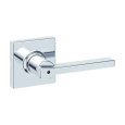 Kwikset KWI-300CSLSQT Casey Lever with Square Rose Privacy Door Lock with 6AL Latch and RCS Strike