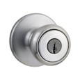 Kwikset 400T Tylo Knobset Keyed Door Lock (Reversible) for Entryways, Entrances 26