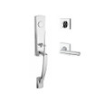 Baldwin Reserve Miami Full Dummy Entry Handleset with Contemporary Rose