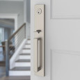 Baldwin Baldwin Reserve Santa Cruz Single Cylinder Keyed Entry Handleset with Interior Trim and Emergency Egress Function BAL-SC-SAN-CON