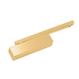 Dormakaba TS9356 Cam Action Surface-Mounted Track Closer, Adjustable Size 5-6, Gold finish (696), side profile view