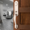 Baldwin Baldwin Reserve Kodiak Single Cylinder Keyed Entry Handleset with Interior Trim and Emergency Egress Function BAL-SC-KOD-RU