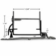 NGP 95WH 36 Door Shoe with Rain Drip and Brush Sweep 36" Mill Aluminum Commercial Grade