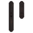 Baldwin Baldwin Reserve Elkhorn Single Cylinder Keyed Entry Handleset with Interior Trim and Emergency Egress Function BAL-SC-ELK-RU