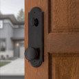 Baldwin Baldwin Reserve Elkhorn Single Cylinder Keyed Entry Handleset with Interior Trim and Emergency Egress Function BAL-SC-ELK-RU