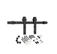 Schlage Residential Schlage Residential SD10JSTP 6' 6" Sliding Barn Door Hardware Kit with J Strap Hangers SCR-SD10JSTP