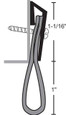 NGP NGP 2014RA Neoprene Door Sweep, 48" Anodized Aluminum NGP-2014RA 48