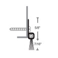 NGP NGP 9605A (SET) 7/16" Astragal with High Temperature Nylon Brush Plus Seal NGP-9605A SET