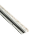 NGP 9605A High Temperature Nylon Brush Plus Perimeter Seal / Sweep, Anodized Aluminum