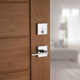 Kwikset Kwikset 258SQT SMC Downtown Low Profile Single Cylinder Deadbolt with SC1 Keyway SmartKey KWI-258SQT-SMC