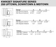 Kwikset Kwikset 258SQT SMC Downtown Low Profile Single Cylinder Deadbolt with SC1 Keyway SmartKey KWI-258SQT-SMC