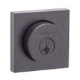 Kwikset KWI-982SQT-S UL Single Cylinder Halifax Square Rose Deadbolt SmartKey with RCAL Latch and Dual RCS and 5303 Full Lip Strike