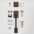 Kwikset Kwikset 687AMD SMC Amador Single Cylinder Handleset Keyed Door Entry with SC1 Keyway SmartKey, Exterior Only KWI-687AMD-SMC
