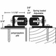 NGP NGP 140PDKB (SET) Spring Loaded Pile Astragal, 84" Dark Bronze NGP-140PDKB 84 SET