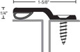 NGP NGP 178SDKB Overlapping Astragal with Silicone Seal, Dark Bronze NGP-178SDKB